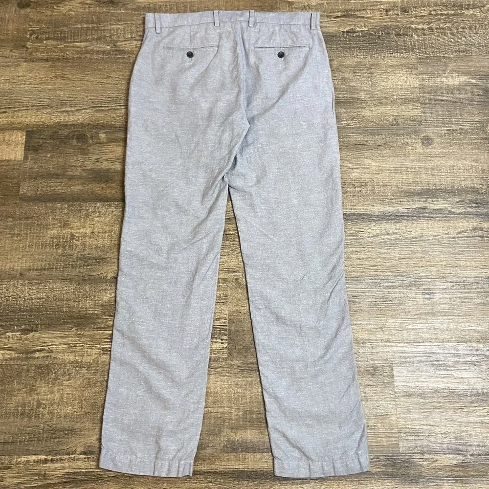 Banana Republic Men's Medium (32x32) Linen Blend Pants Kentfield Preppy Coastal